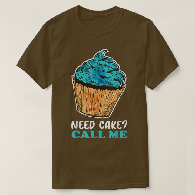 Cupcake Baking Baker Pastry Chef  1347 T-Shirt (Design Front)