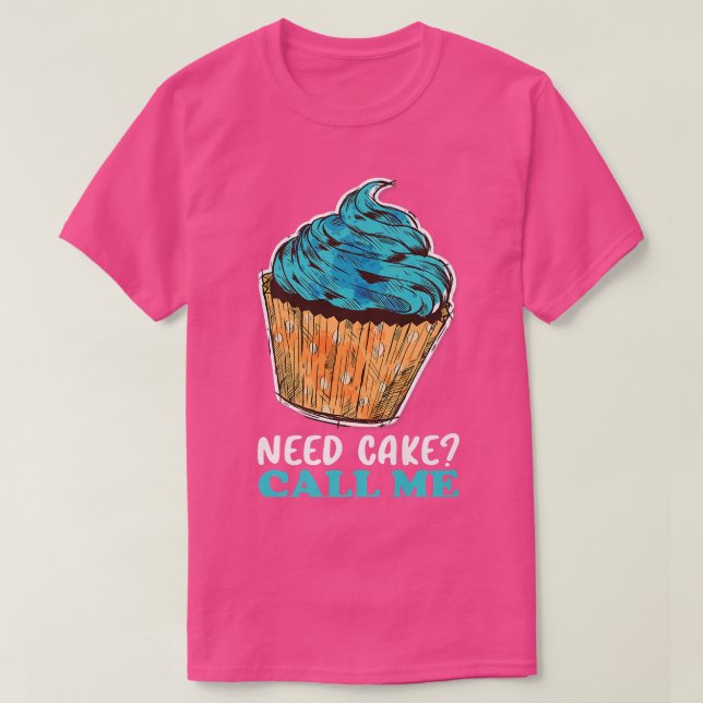 Cupcake Baking Baker Pastry Chef  T-Shirt (Design Front)