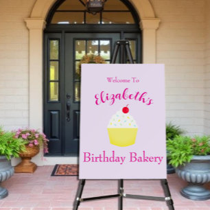 Cupcake Baking Birthday Foam Board