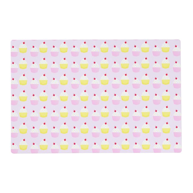 Cupcake Baking Birthday Placemat (Front)