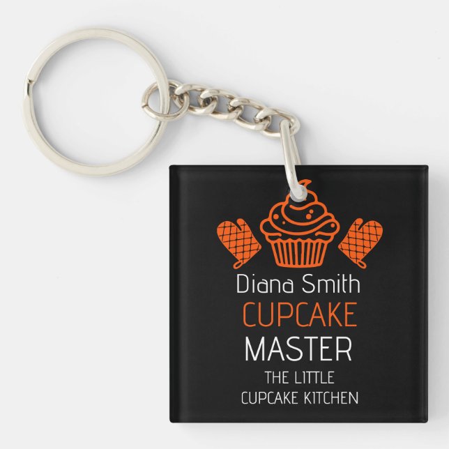 Cupcake Baking Course Keychain (Front)