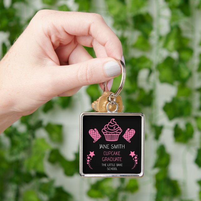 Cupcake Baking Course Keychain (Hand)
