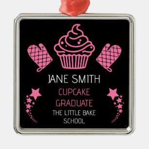 Cupcake Baking Course Metal Ornament