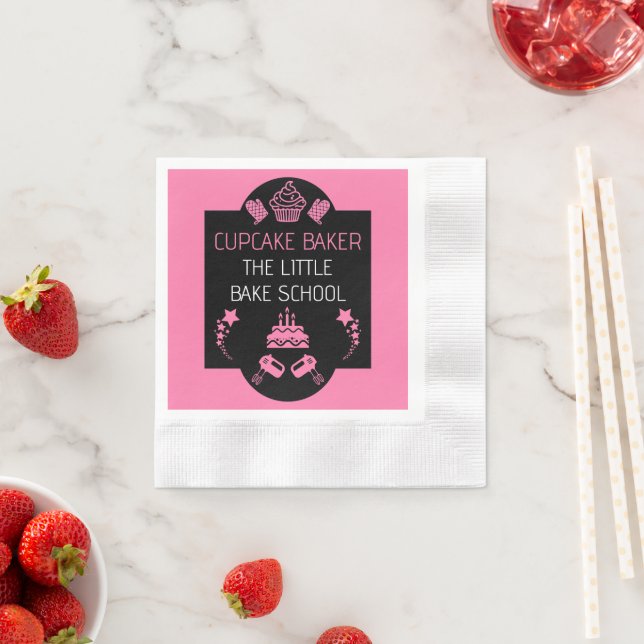 Cupcake Baking Course Napkins (Insitu)
