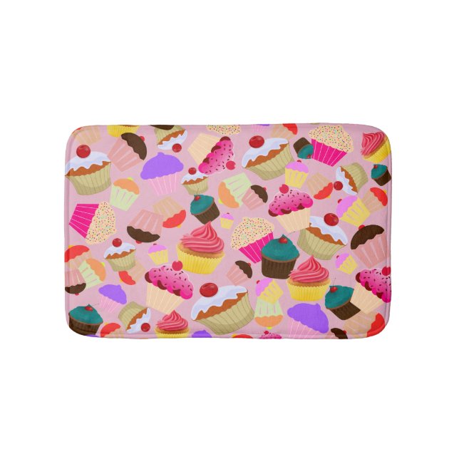 Cupcake Bathroom Mat (Front)