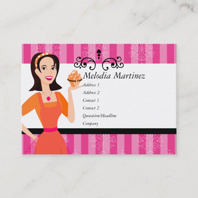 Cupcake Beauty Business Card (Front)