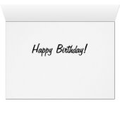 Cupcake Birthday Card or Invitation (Inside Horizontal (Bottom))