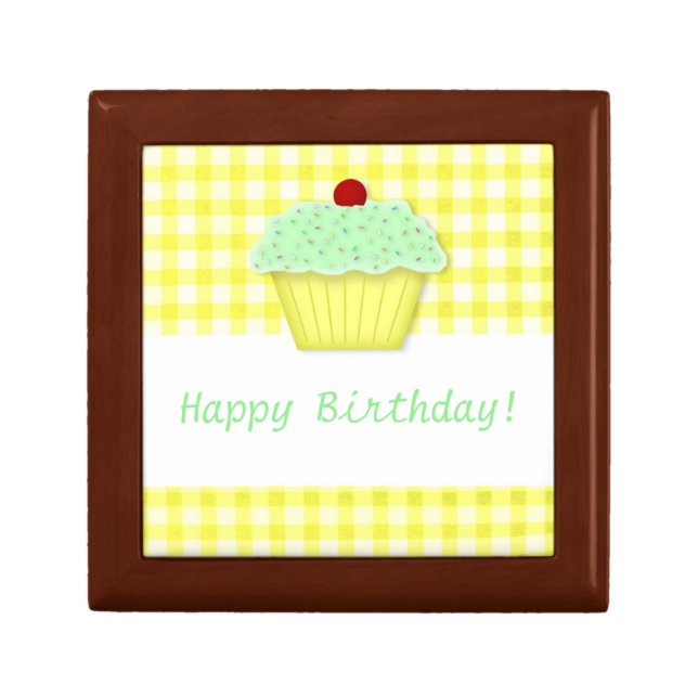 Cupcake Birthday Gift Box (Front)