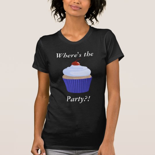 Cupcake-Blue on Blue T-Shirt