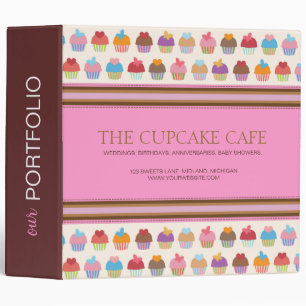 Cupcake Boutique Portfolio Binder