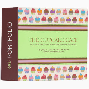 Cupcake Boutique Portfolio Binder