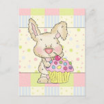 Cupcake Bunny postcard