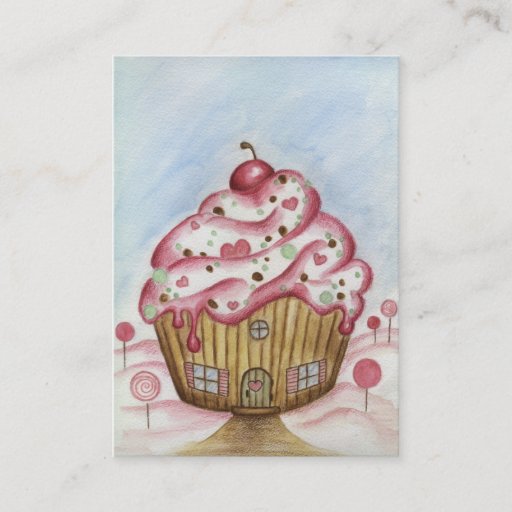 Customizable Cupcake Business Card