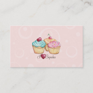cupcake business card
