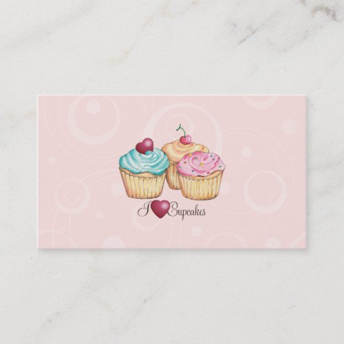 cupcake business card