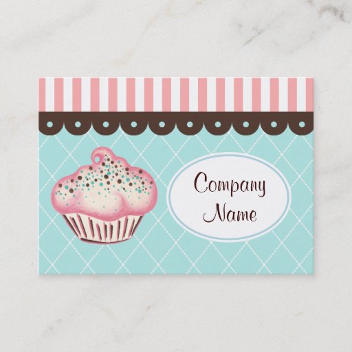 Customizable Cupcake Business Card