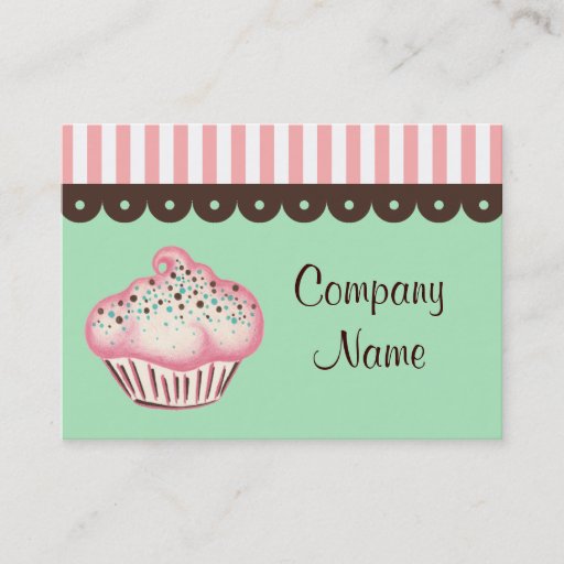 Customizable Cupcake Business Card