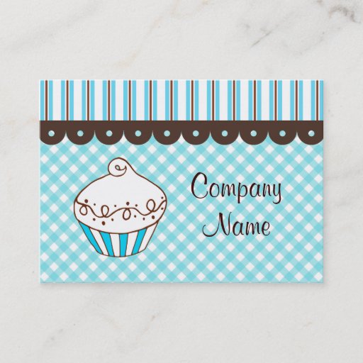 Customizable Cupcake Business Card