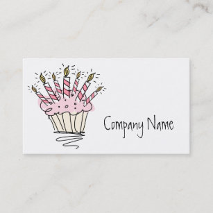 Cupcake business card template