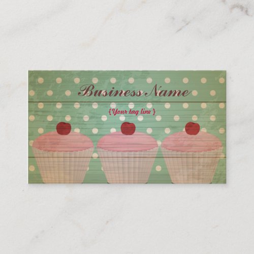 Cupcake Business Card Template