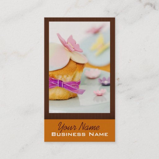 Customizable Cupcake Business Cards