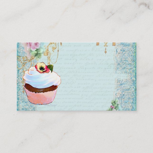 Cupcake Business Cards (Front)
