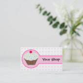 cupcake business Cards (Standing Front)