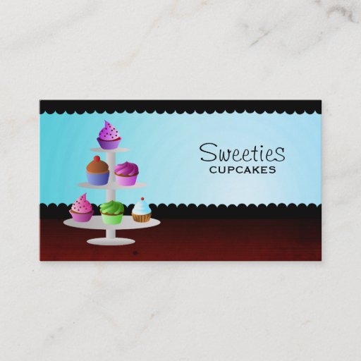 Customizable Cupcake Business Cards