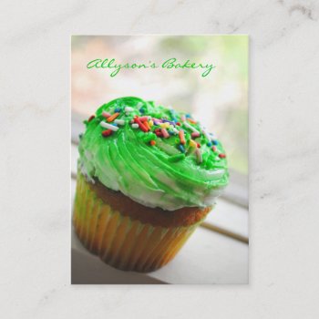 Cupcake Business Cards by AllyJCat at Zazzle