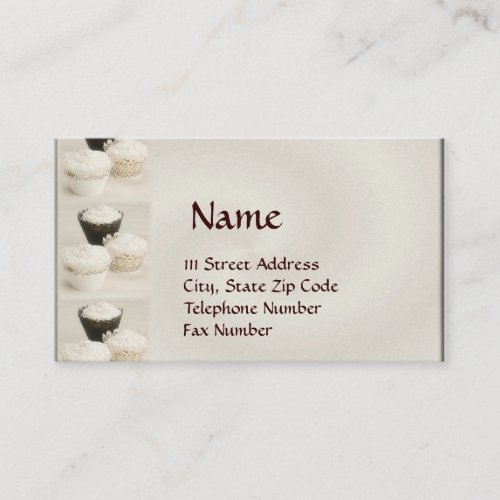 Cupcake Business Cards