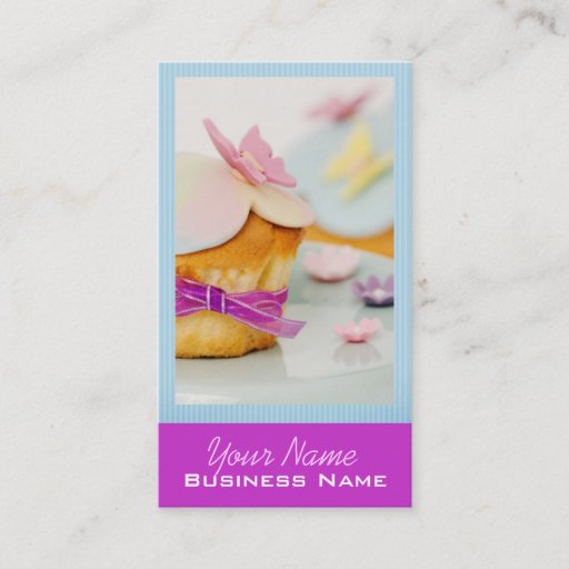 Customizable Cupcake Business Cards