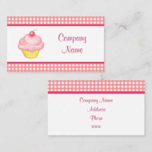 Cupcake Business Cards