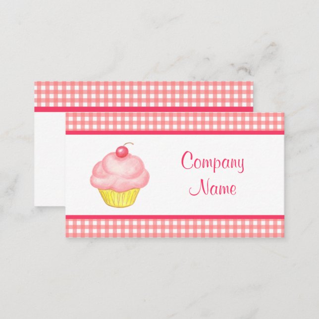 Cupcake Business Cards (Front/Back)
