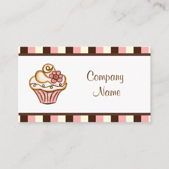 Cupcake Business Cards (Front)