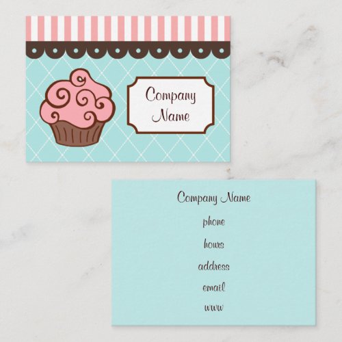 Cupcake Business Cards