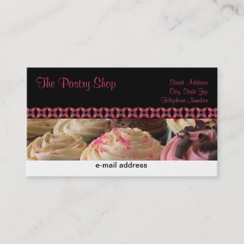 Cupcake Business Cards for BP