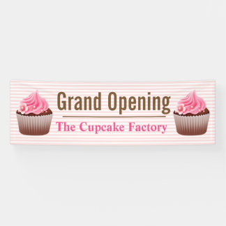 Cupcake Business Custom Banner