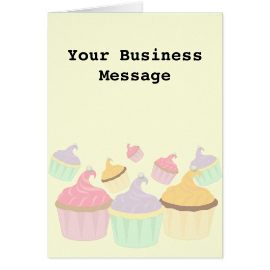 Cupcake Business Paper Products (Front)