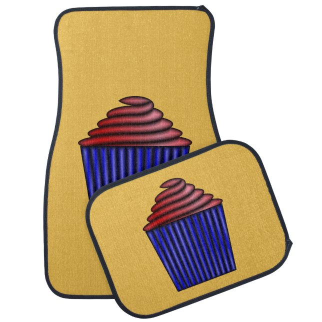 Cupcake by Kenneth Yoncich Car Mat (Set)
