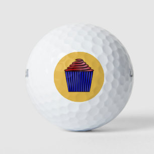 Cupcake by Kenneth Yoncich Golf Balls