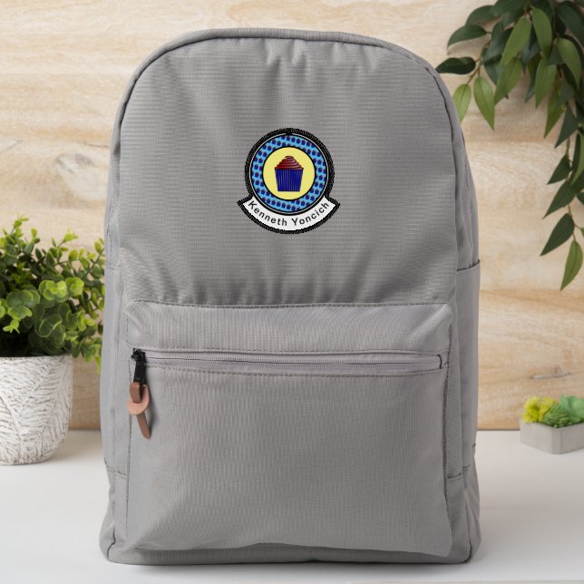 Cupcake by Kenneth Yoncich Patch (On Backpack)