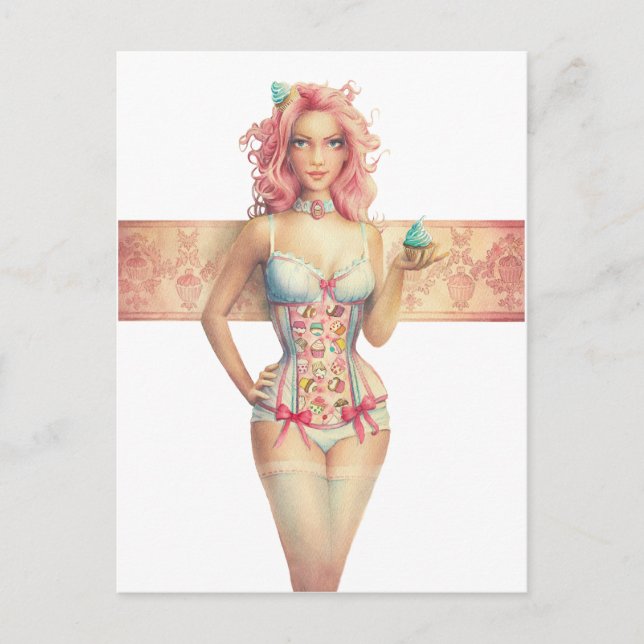 "Cupcake" By Scot Howden Postcard (Front)