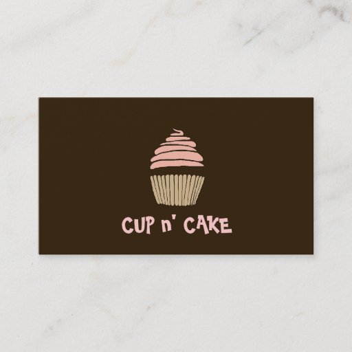 Customizable Cupcake, Cake, Bakery Business Card