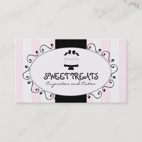 Cupcake Cake Bakery Business Cards