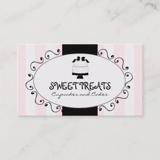 Customizable Cupcake Cake Bakery Business Cards
