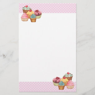 Cupcake Cake Pastries Stationery
