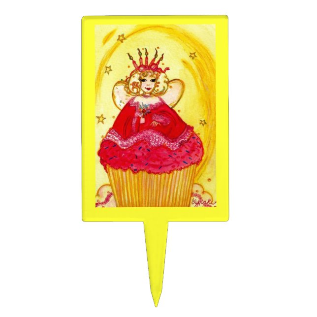 Cupcake Cake Topper (Front)
