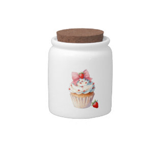 Cupcake  candy jar