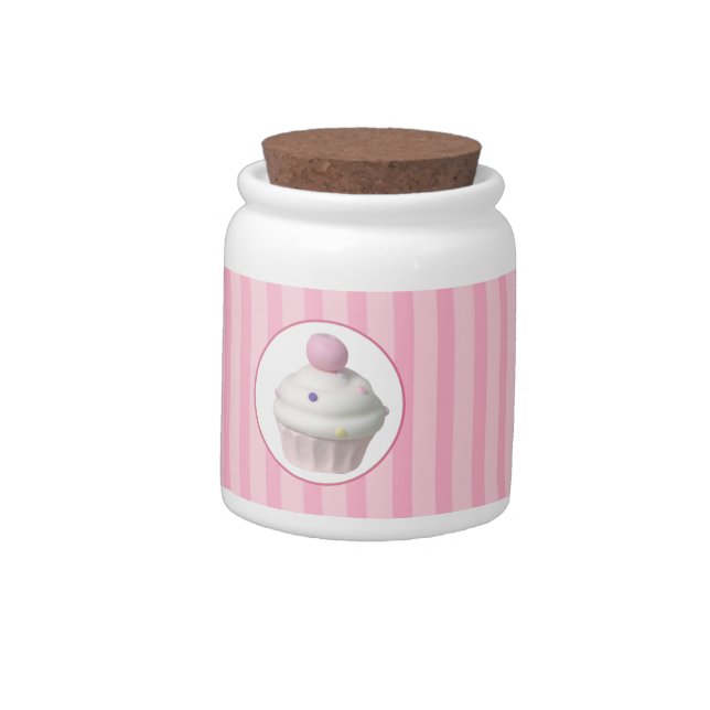 Cupcake Candy Jar (Left)