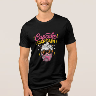 Cupcake Captain Cool Vibes Tri-Blend Shirt